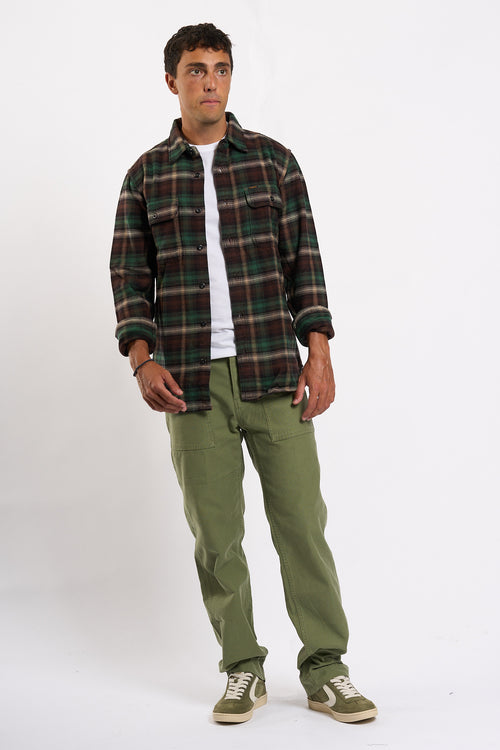 Filson Camicia Flanella Verde/marrone Uomo-2