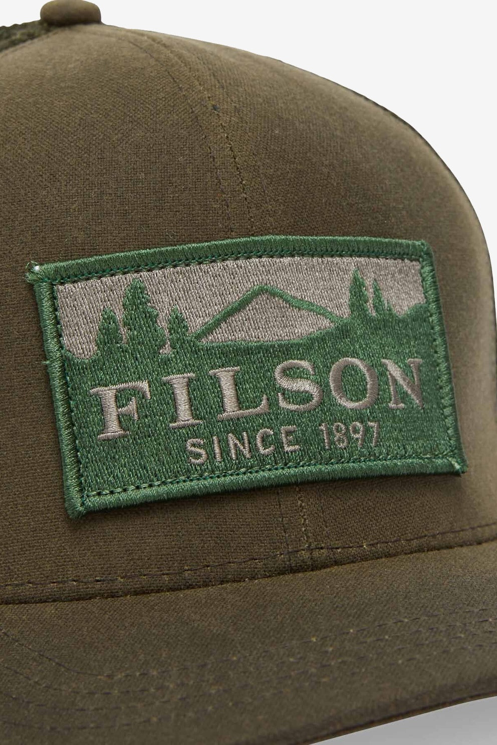Filson Cappellino Logger Mesh Uomo con visiera verde-3