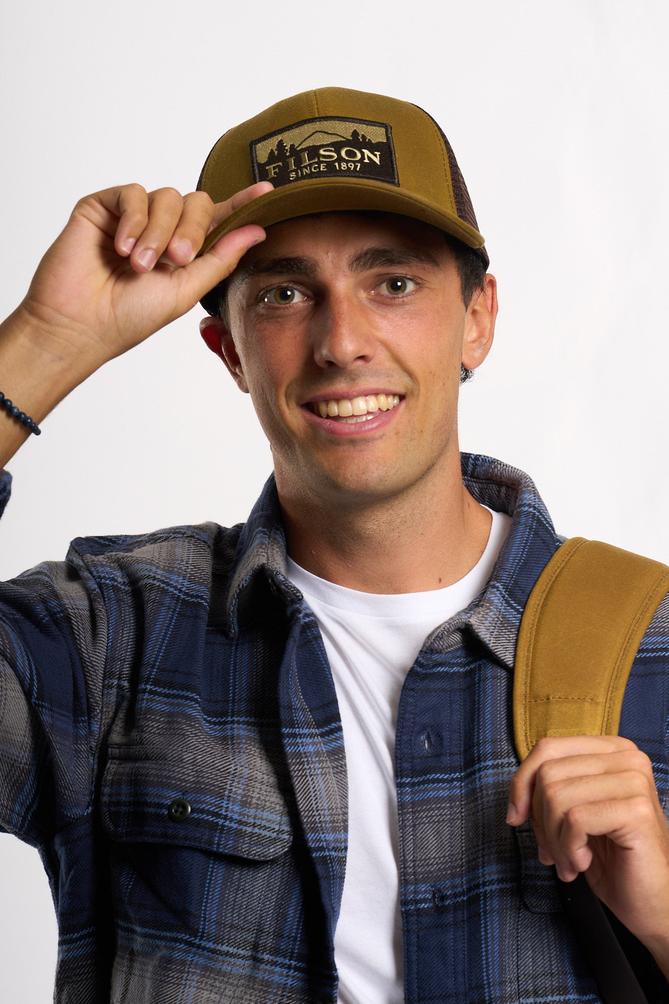 Filson Cappello Logger Mesh Bruciato Uomo-1