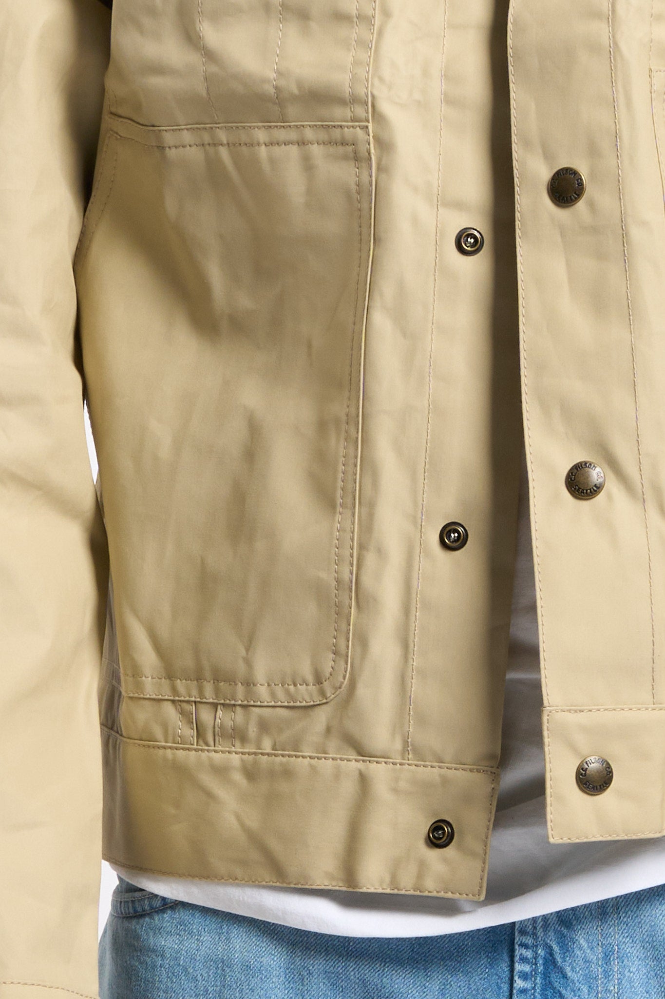 Filson Giacca Cerata RANGER CRUISE Sabbia Uomo-8
