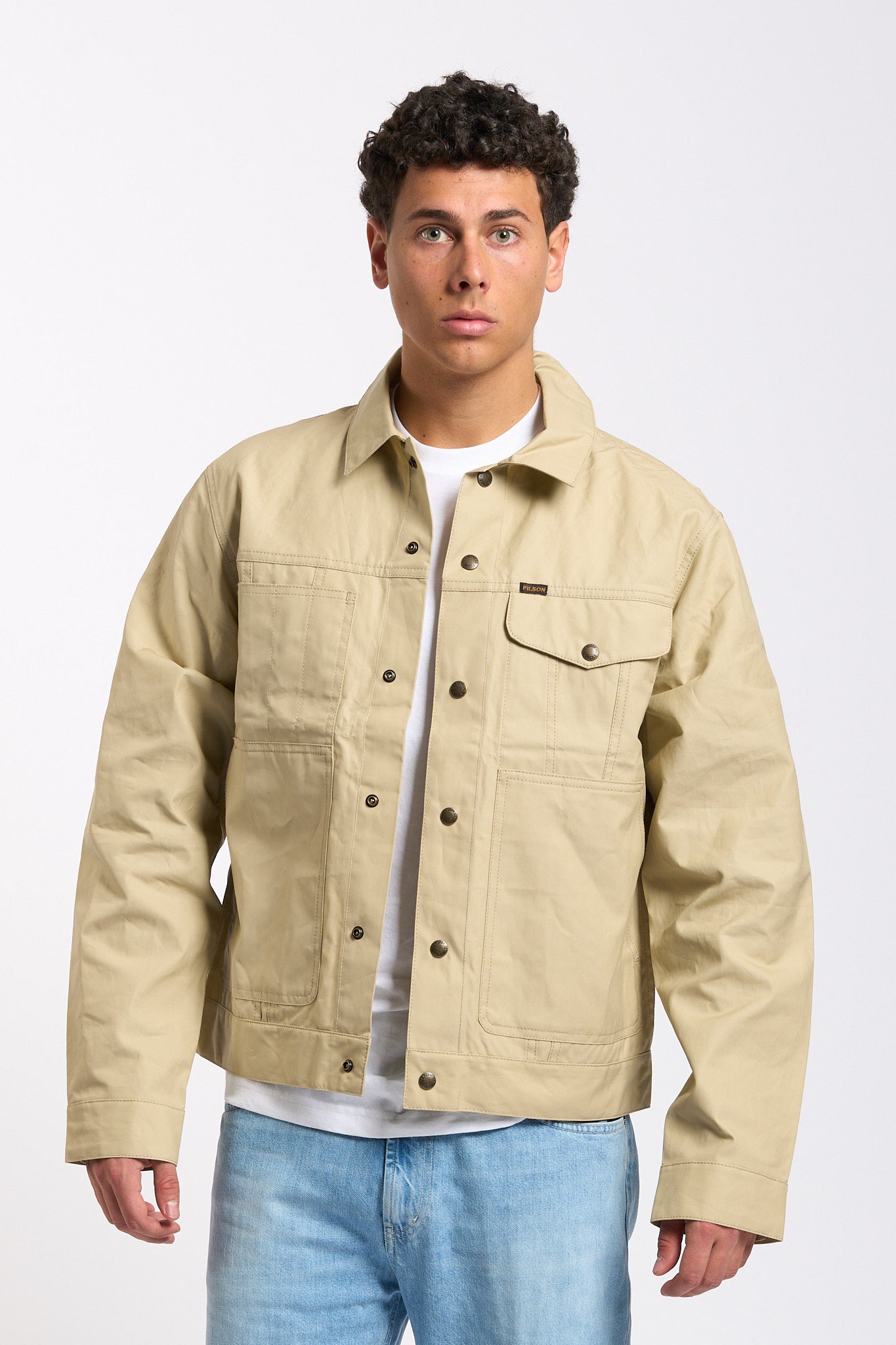 Filson Giacca Cerata RANGER CRUISE Sabbia Uomo-1