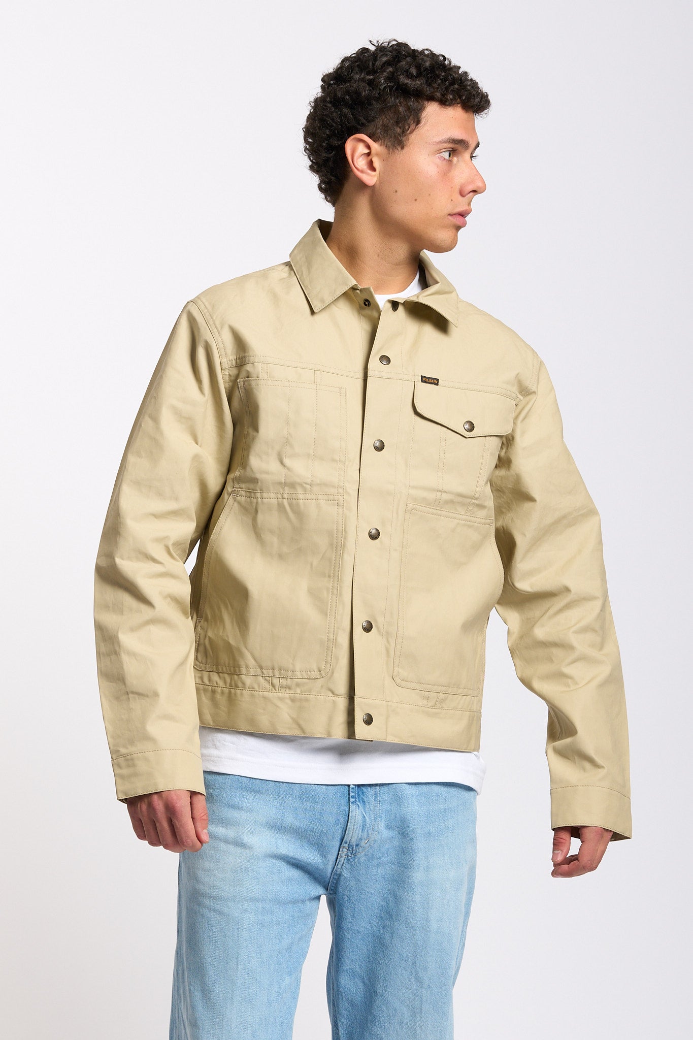 Filson Giacca Cerata RANGER CRUISE Sabbia Uomo-7