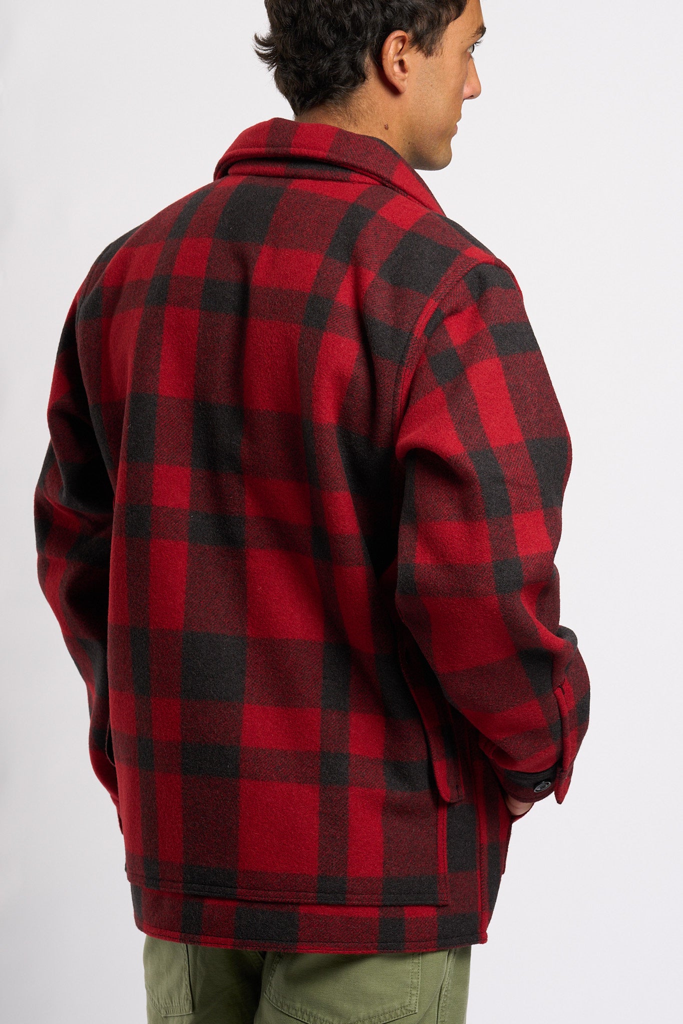 Filson Giacca Mackinaw Rosso/nero Uomo-5