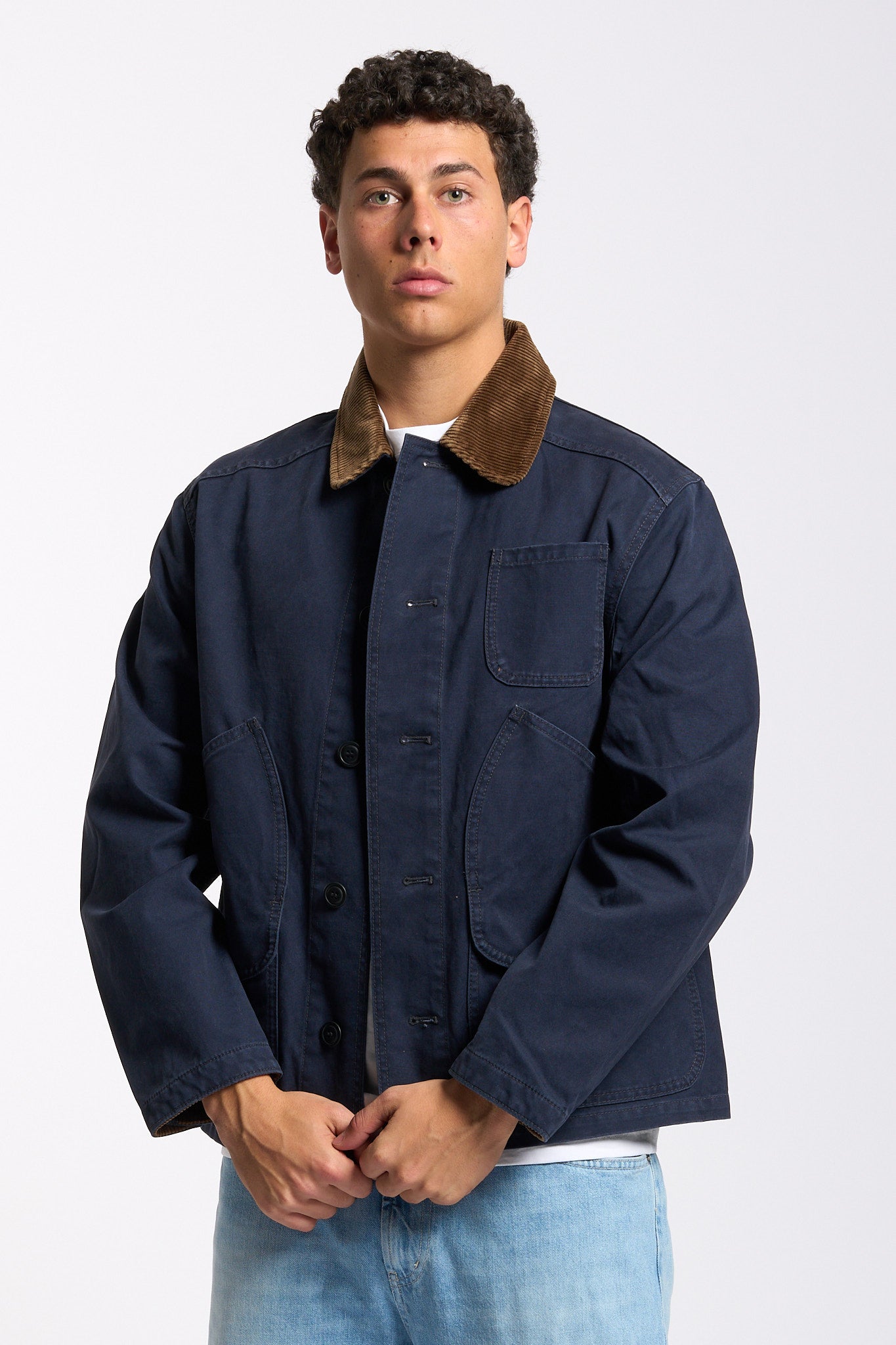 Filson Giacca OUTFITTER Canvas Blu Uomo-5