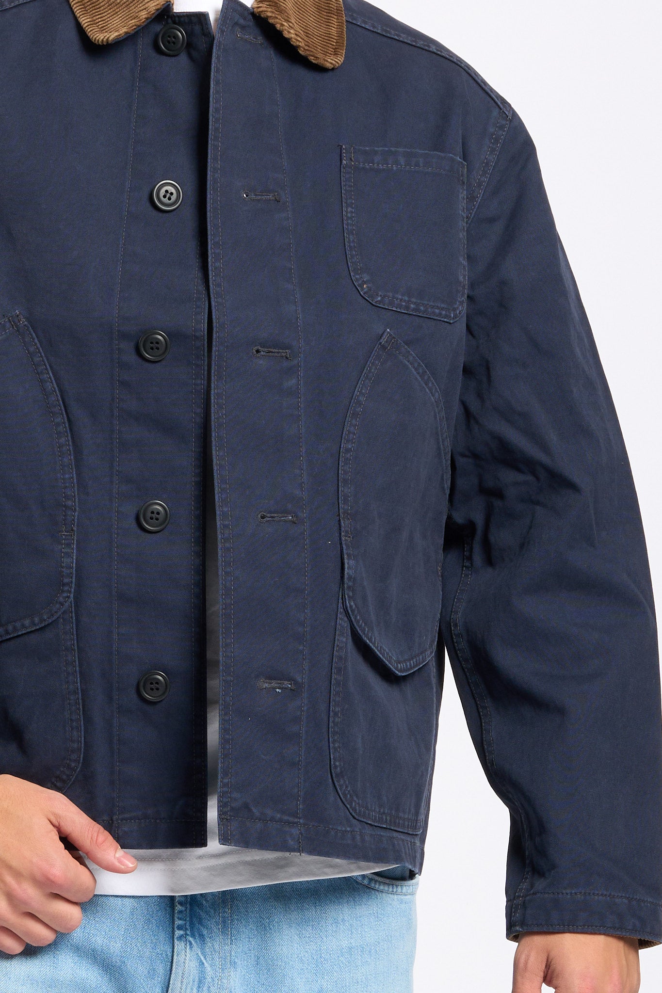 Filson Giacca OUTFITTER Canvas Blu Uomo-4