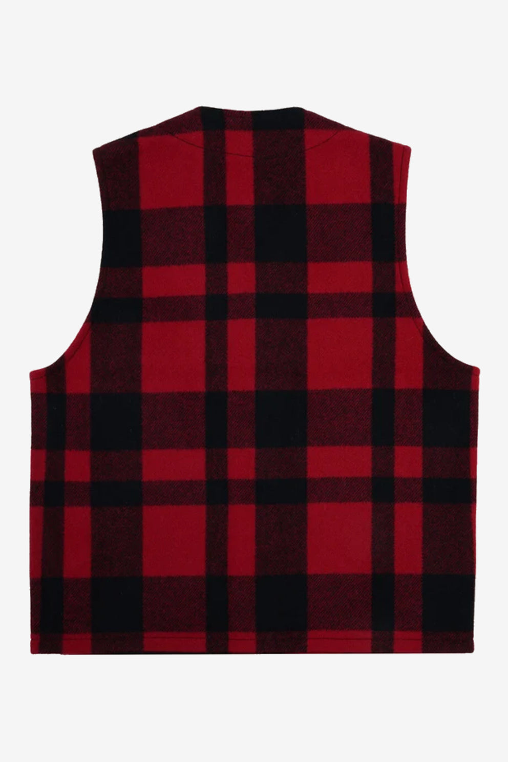 Filson Gilet MACKINAW Lana Uomo rosso/nero a quadri-3