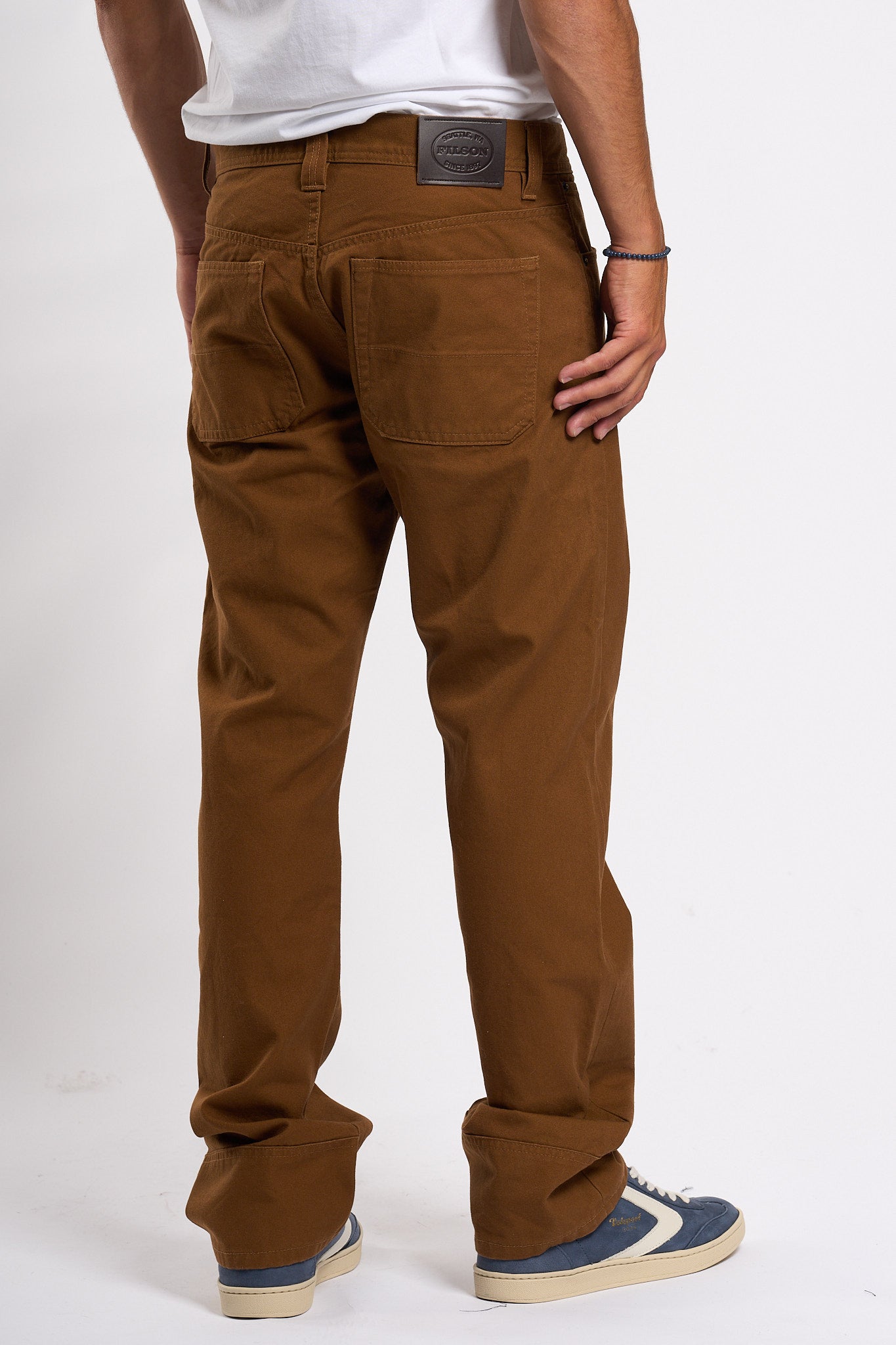 Filson Pantaloni Dry Tin Bruciato Uomo-5