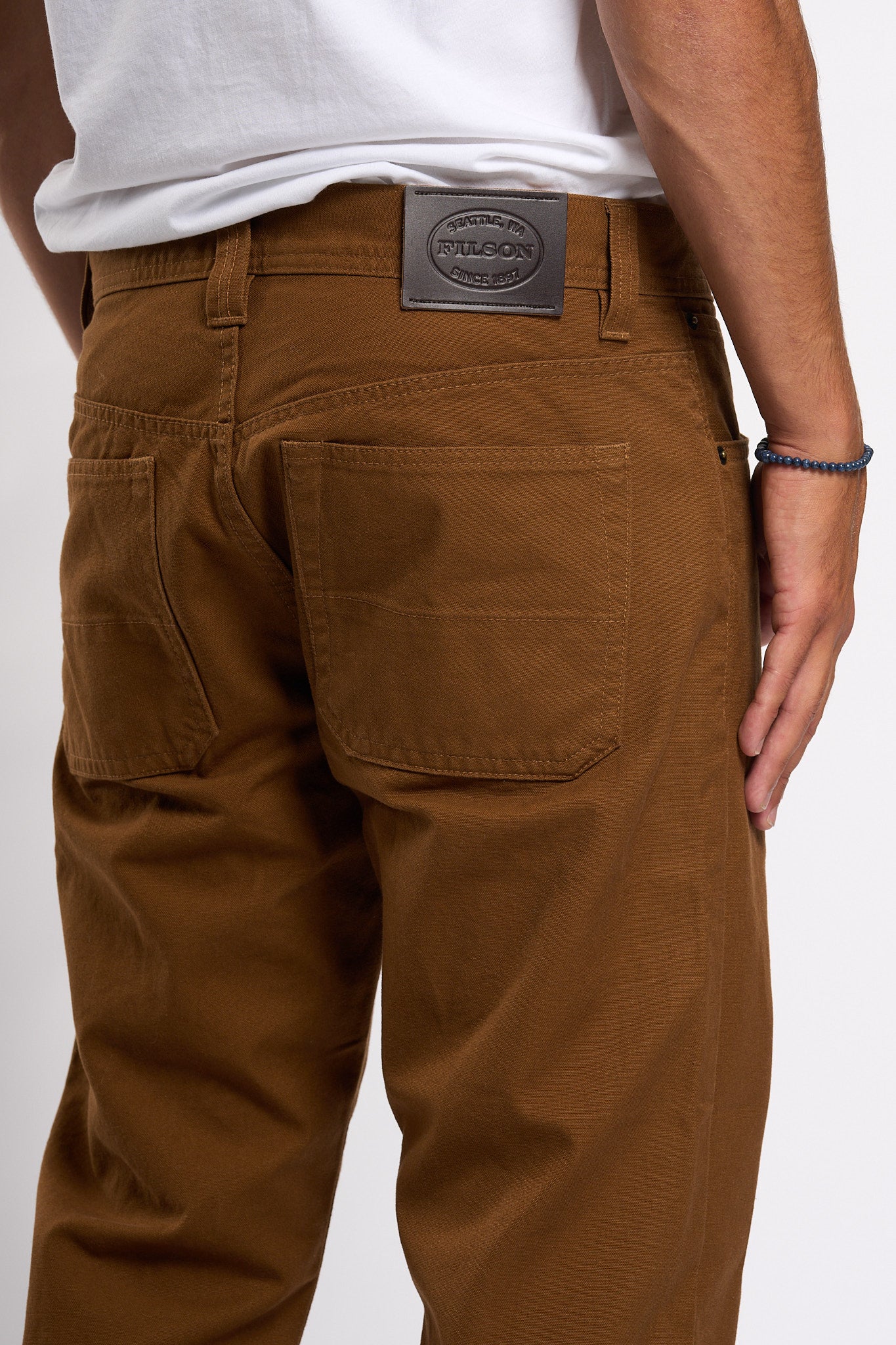 Filson Pantaloni Dry Tin Bruciato Uomo-6