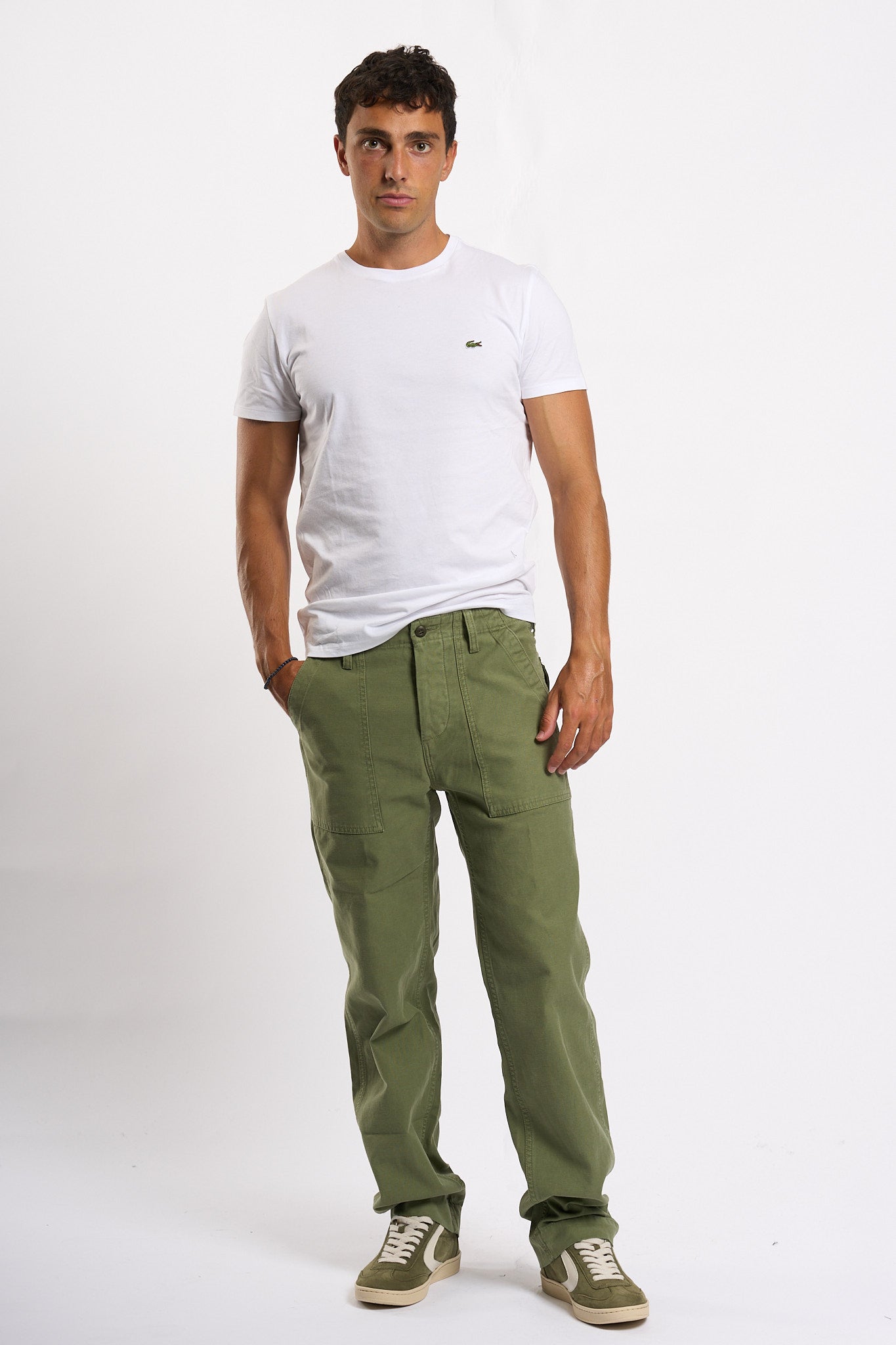 Filson Pantaloni Field Verde Uomo-7