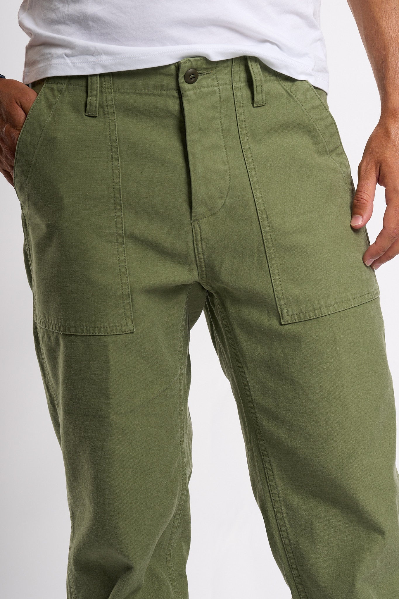 Filson Pantaloni Field Verde Uomo-3