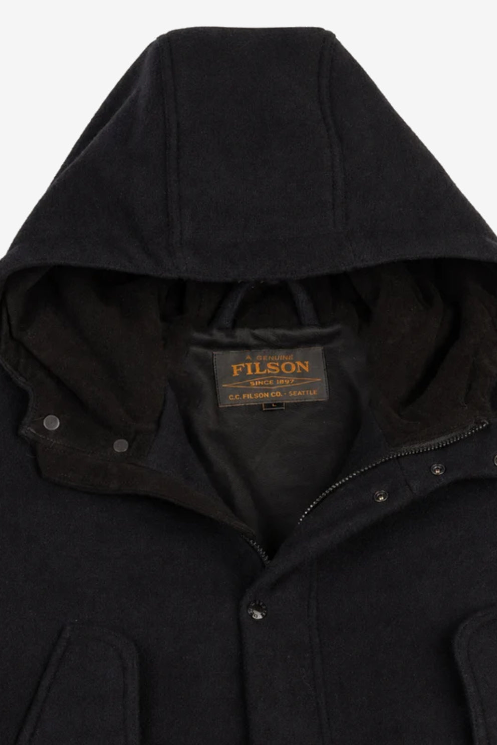 Filson Parka MOUNTAIN CASCADE Lana da uomo blu/nero-3