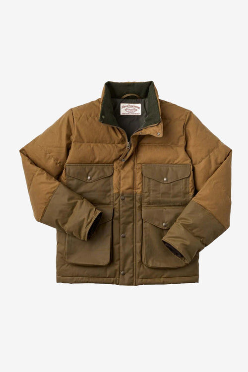 Filson Piumino CRUISER Oiled Uomo in cotone cerato beige
