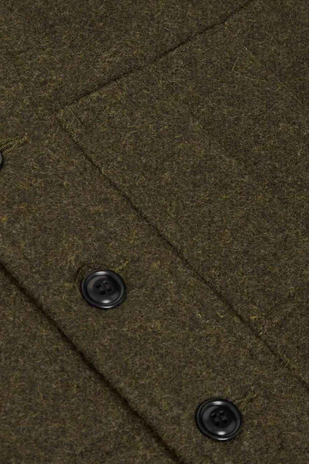 Filson Gilet MACKINAW Lana Verdone da uomo con bottoni-3