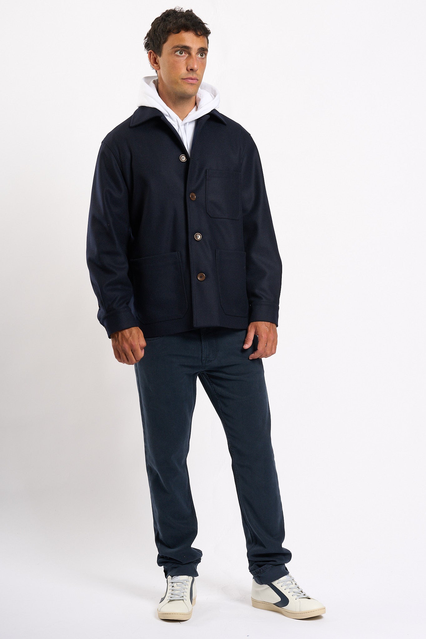 Gherrison Caban Blu Uomo-7