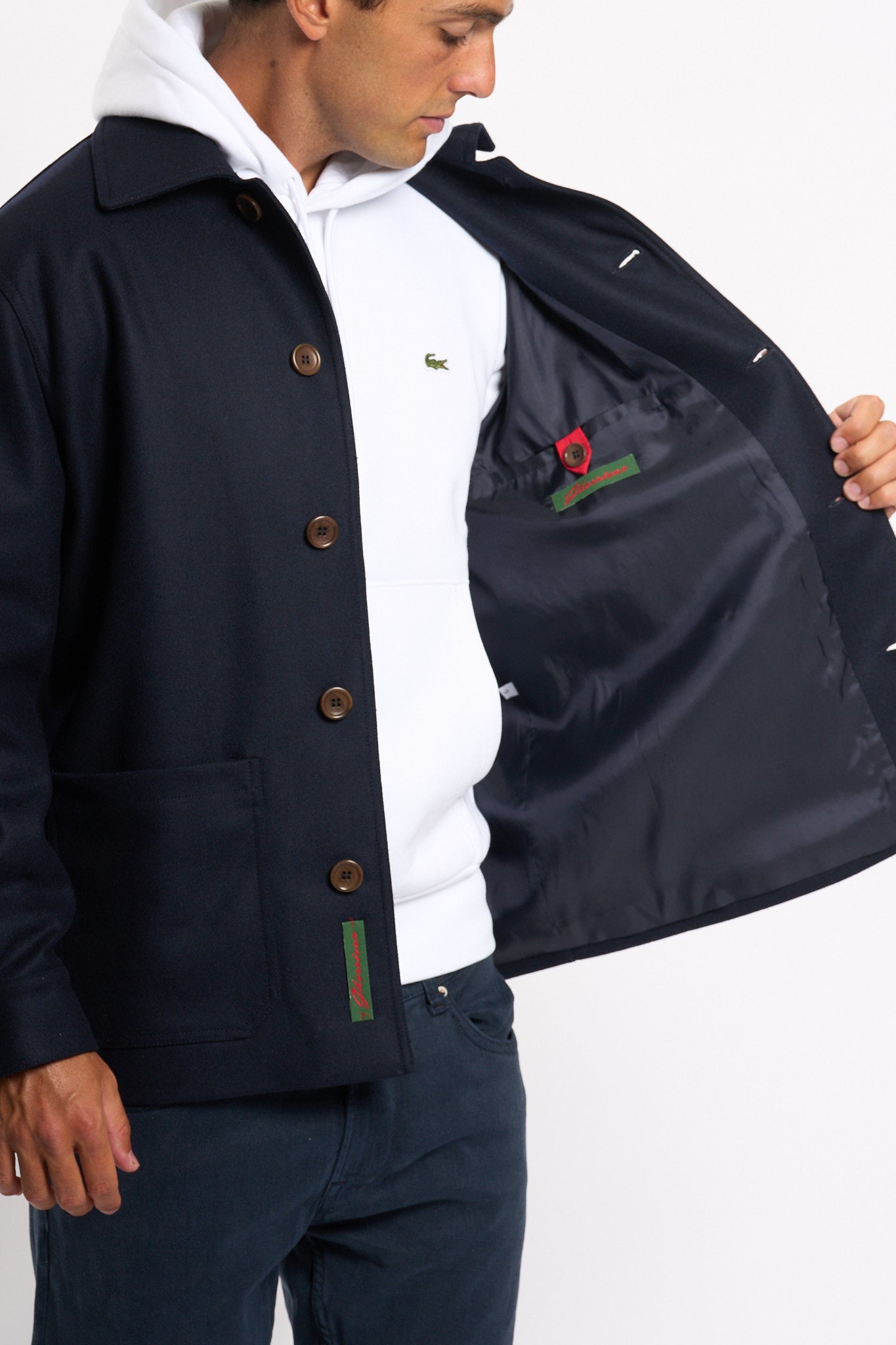 Gherrison Caban Blu Uomo-6