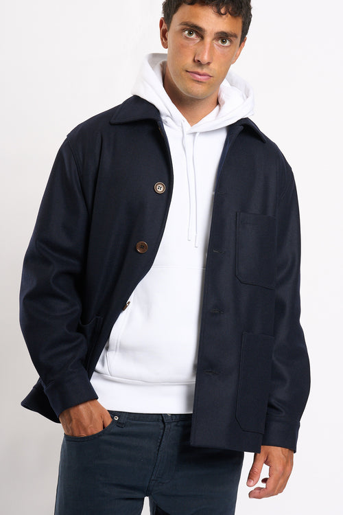 Gherrison Caban Blu Uomo-2