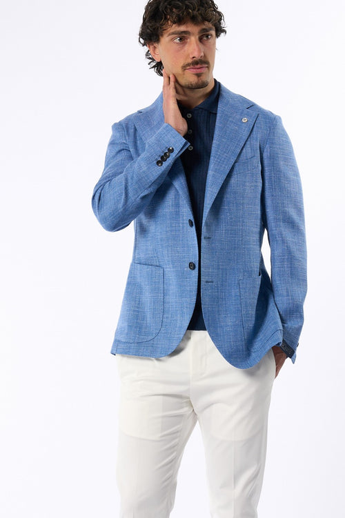Gicapri Giacca Azzurro Denim Uomo