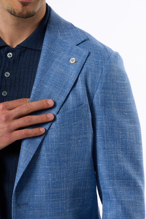 Gicapri Giacca Azzurro Denim Uomo-2