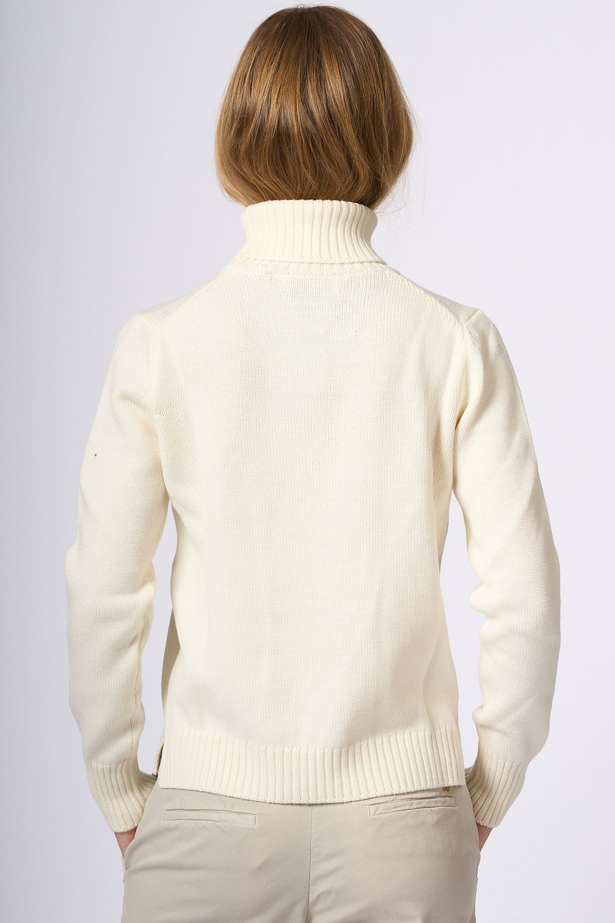 Gran Sasso Dolcevita Lana Merinos extra fine Latte Donna-4