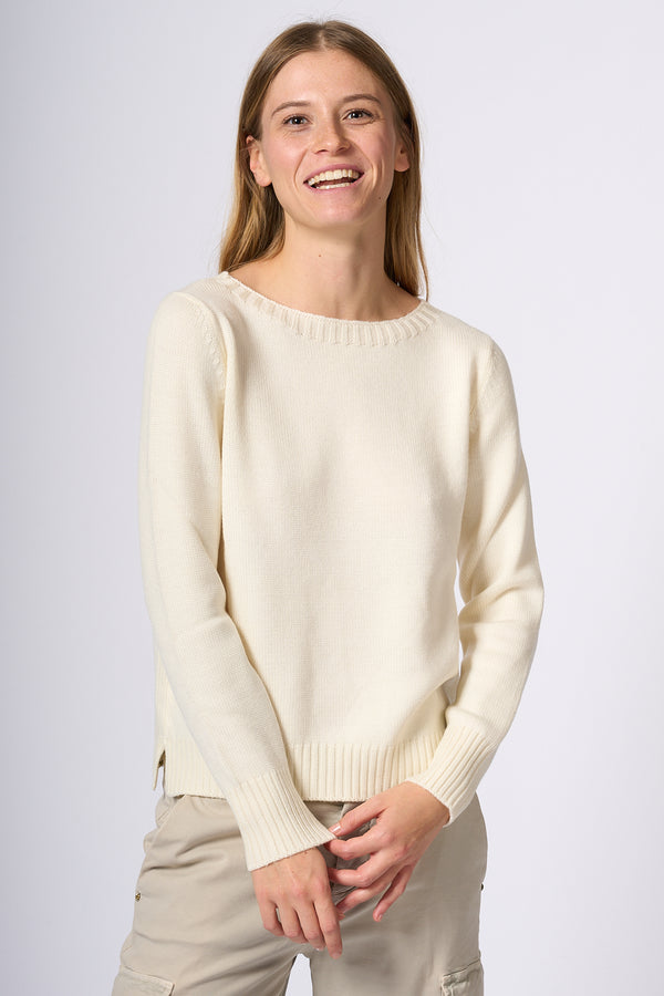 Gran Sasso Women's Barchetta Latte Shirt