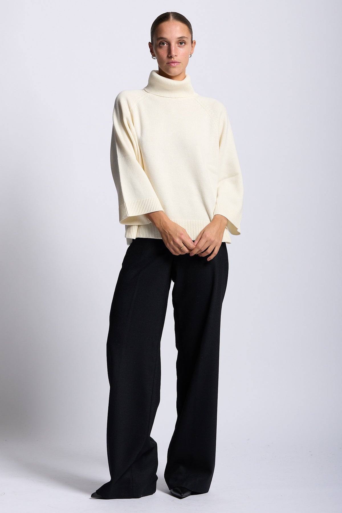 Gran sasso Dolcevita Scatolina misto Cashmere Latte Donna-3