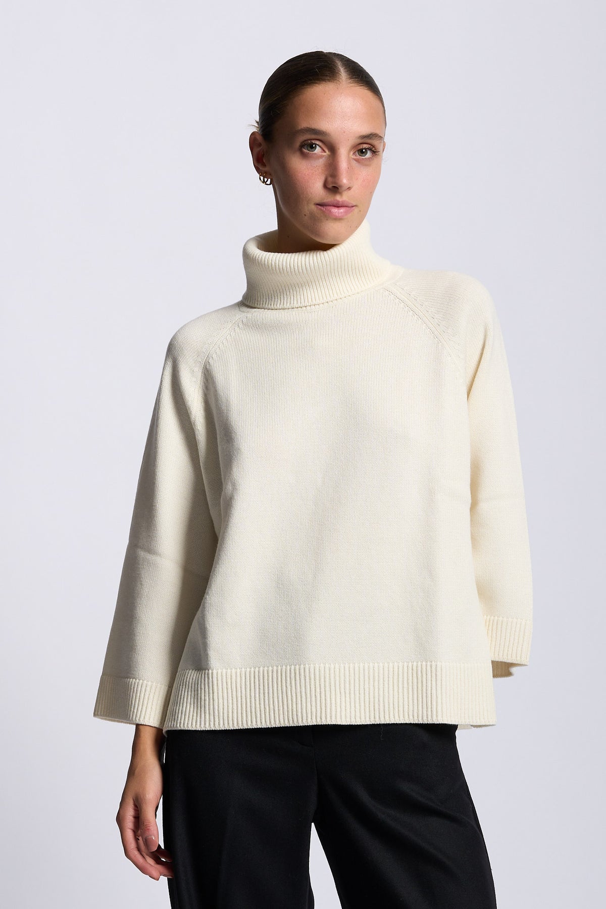 Gran sasso Dolcevita Scatolina misto Cashmere Latte Donna-2
