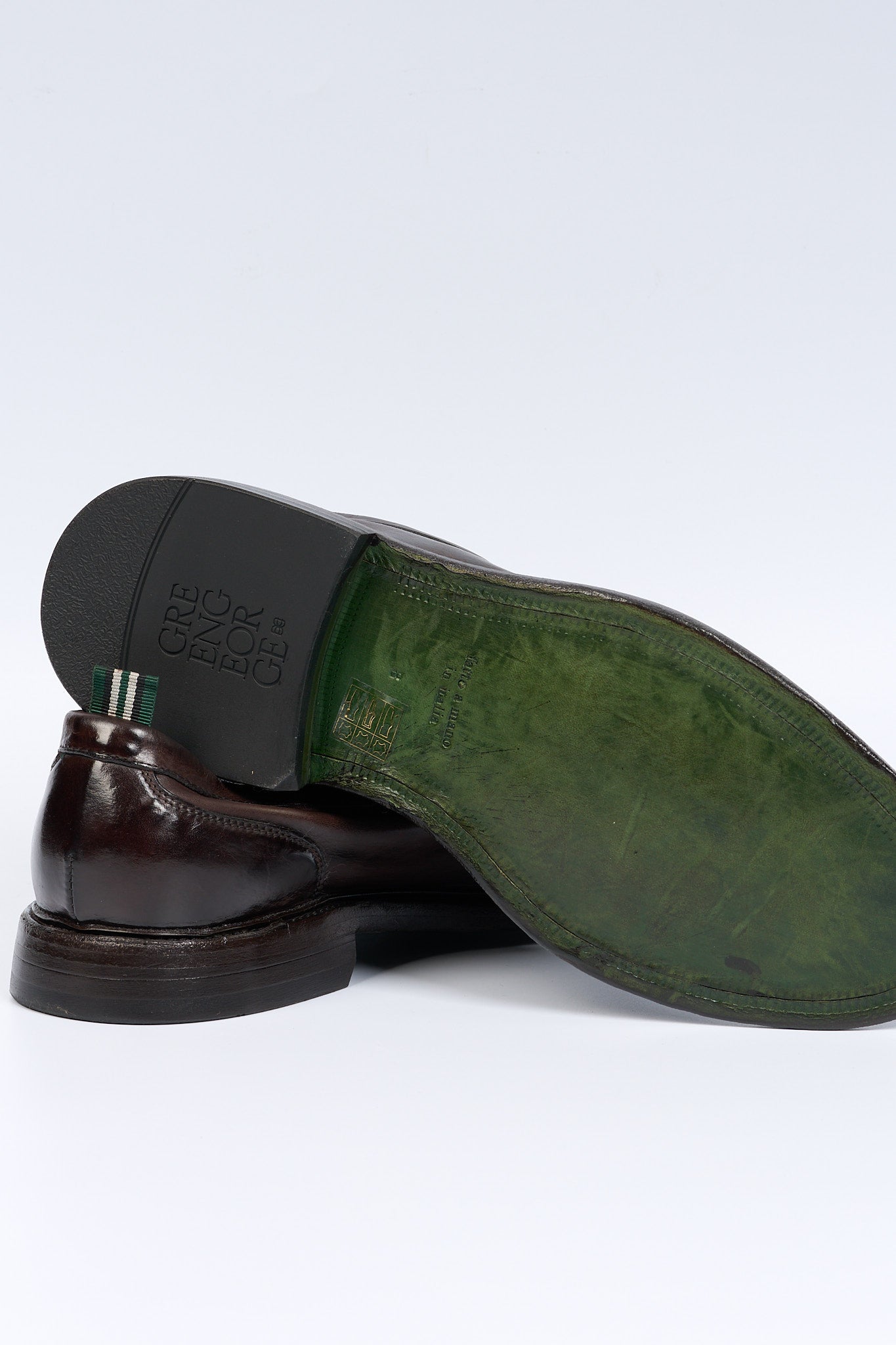 Green George Mocassino in Pelle Marrone Uomo-5