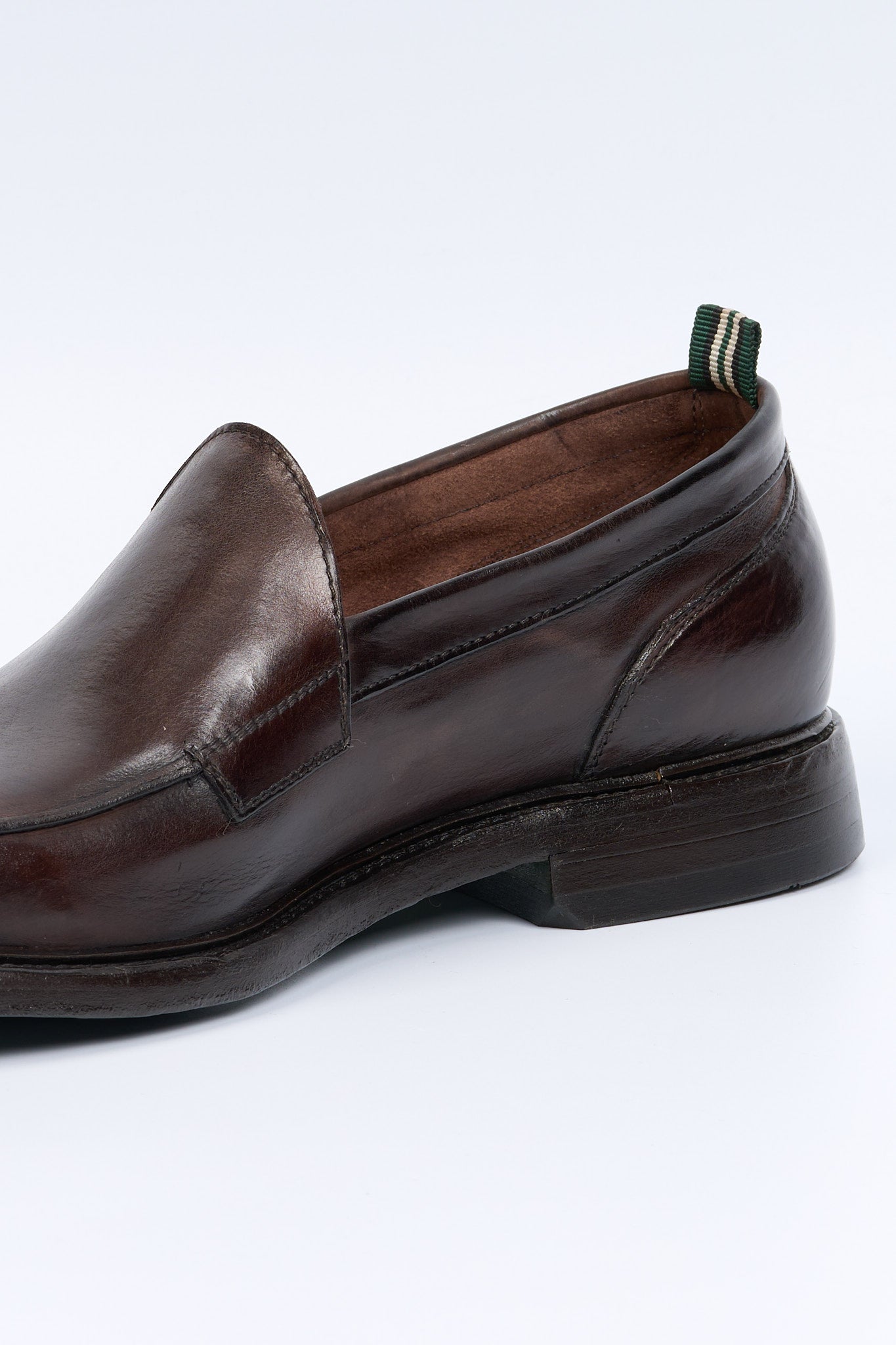 Green George Mocassino in Pelle Marrone Uomo-7