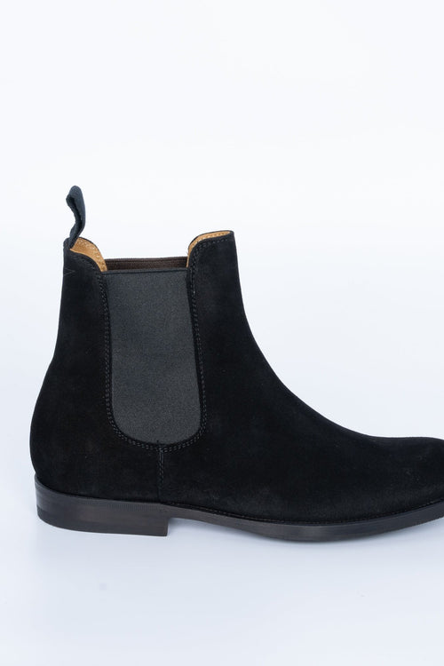 Green George Men's Black Chelsea Boot