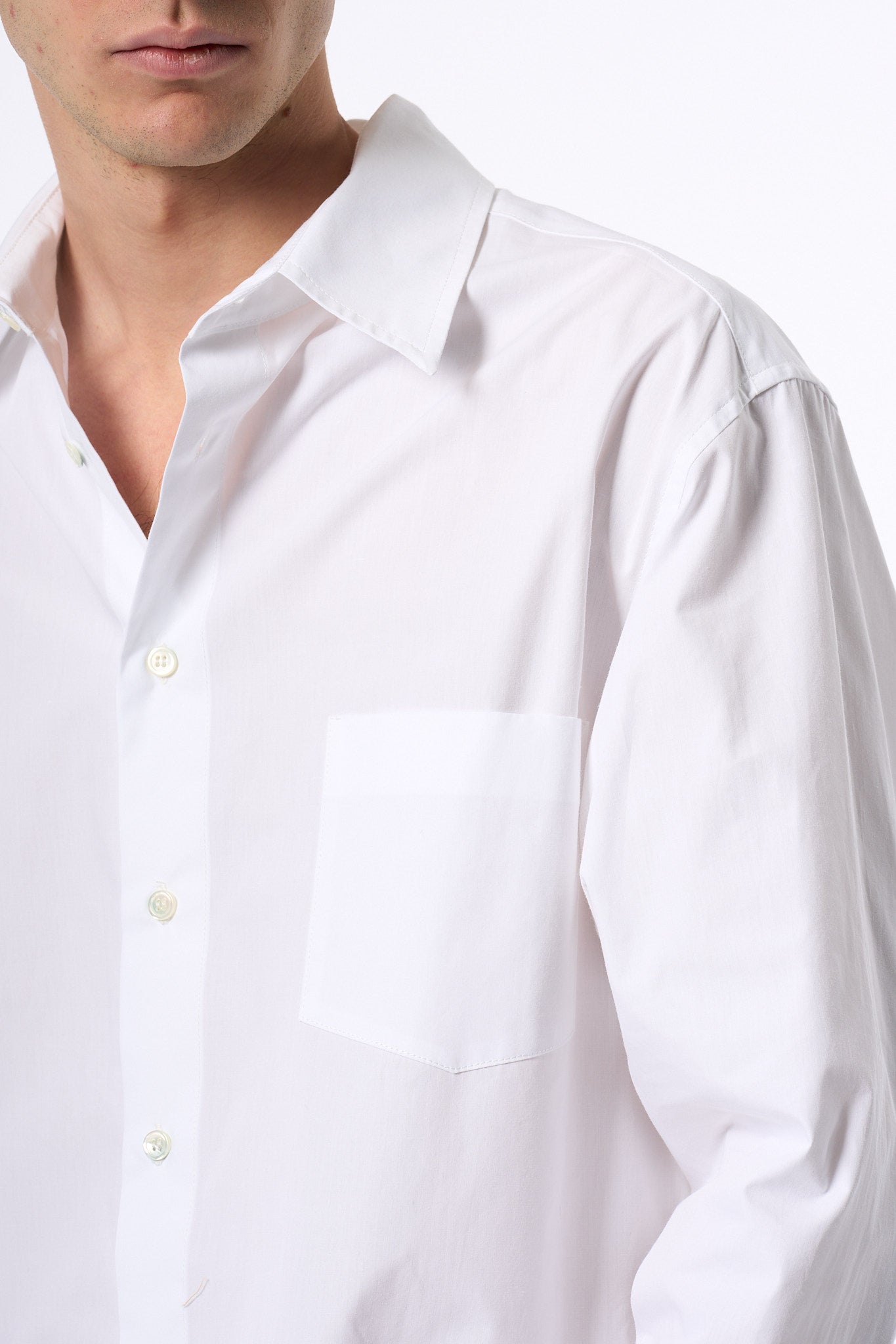 Grifoni Camicia Bianco Uomo-1