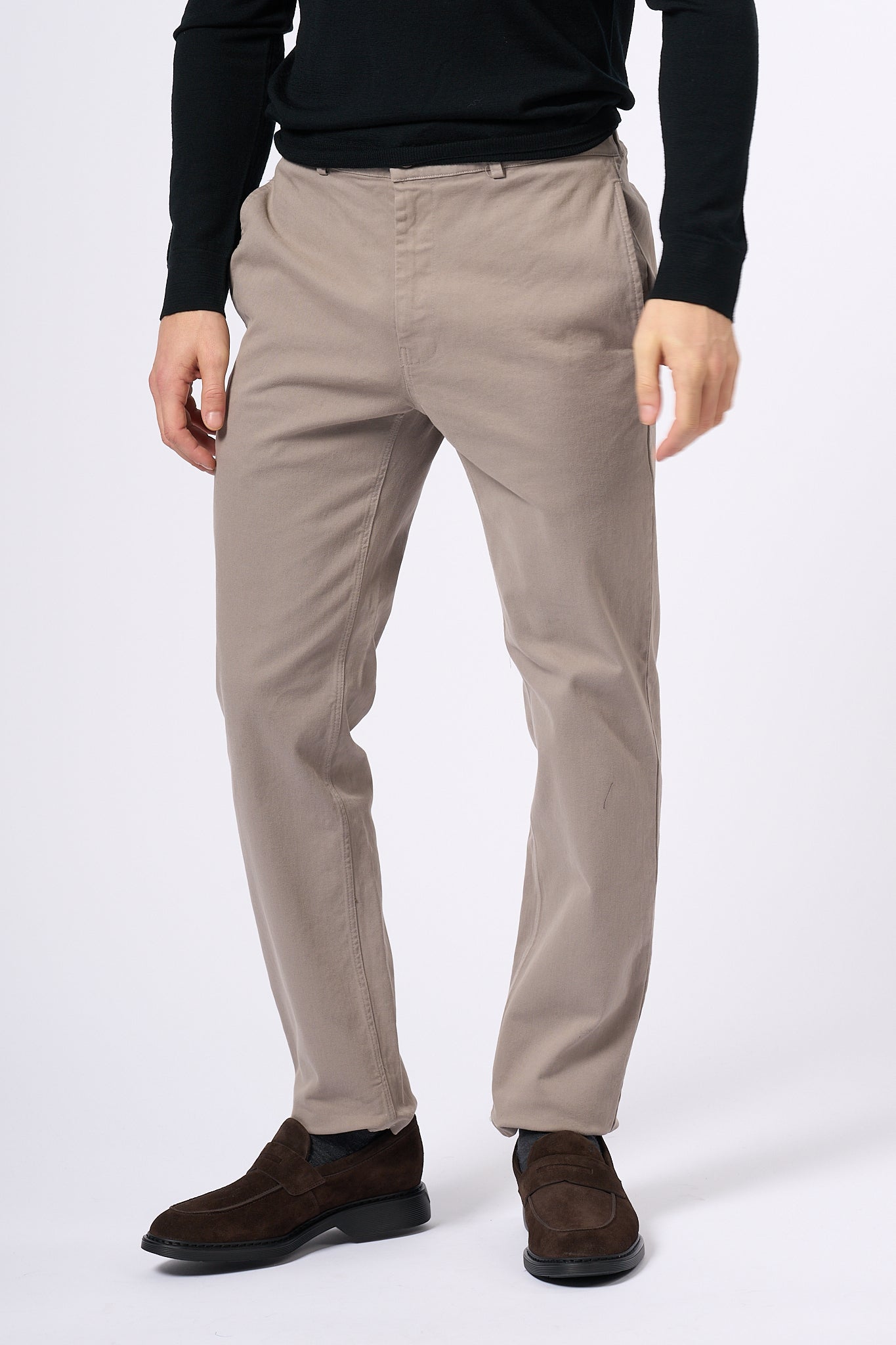 Grifoni Pantalone con Coulisse Tortora Uomo-1