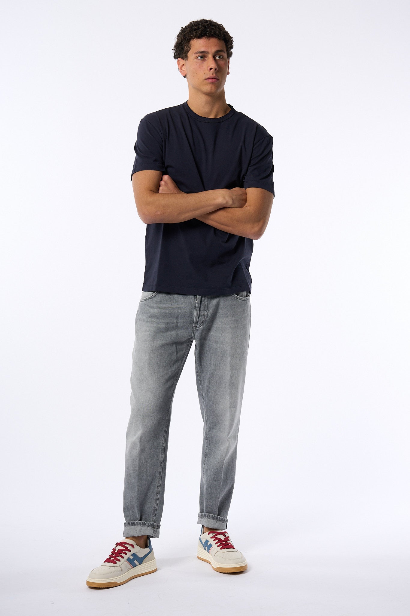 Grifoni T-shirt 3 Colli Blu Navy Uomo-5