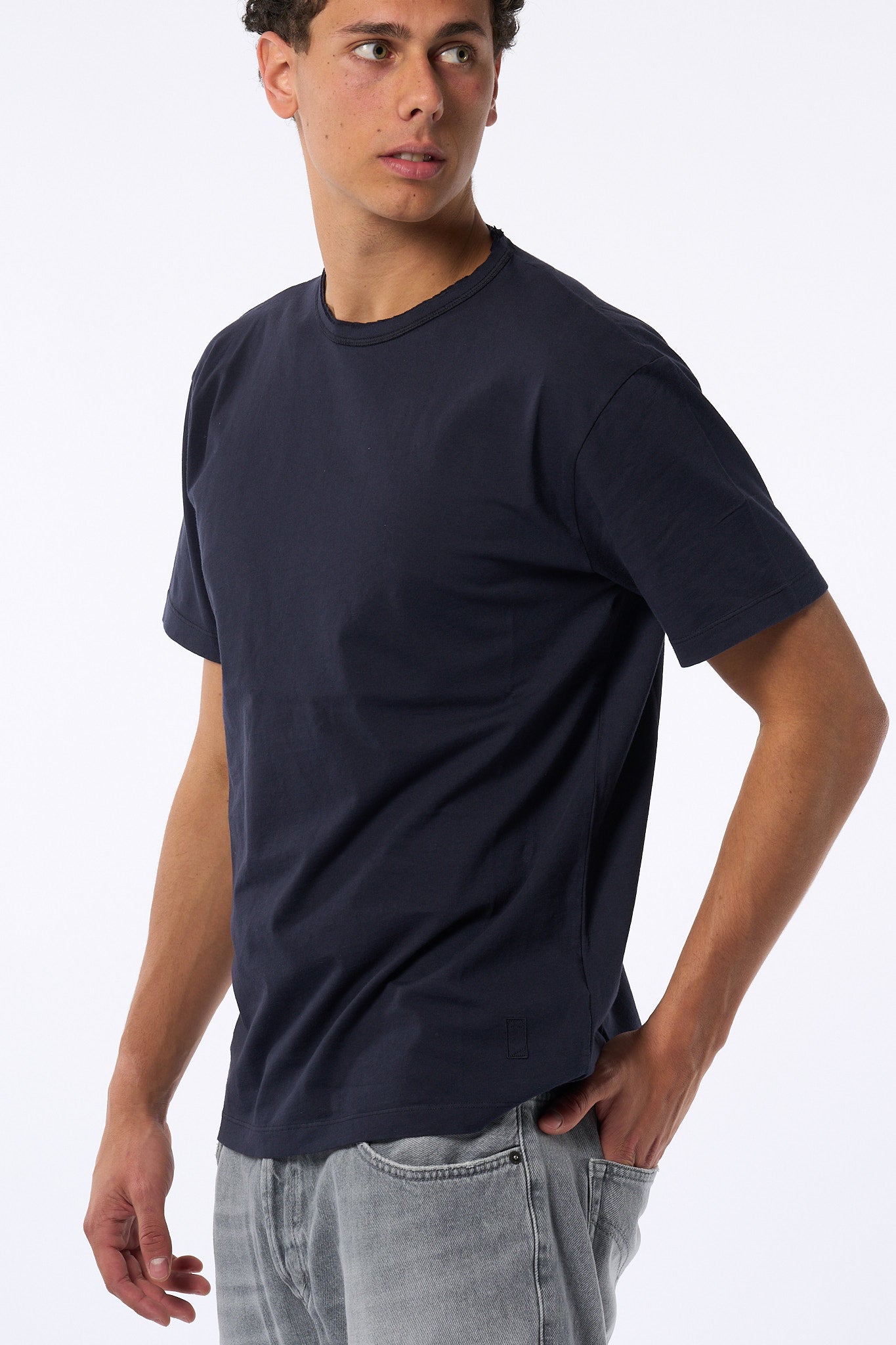 Grifoni T-shirt 3 Colli Blu Navy Uomo-3