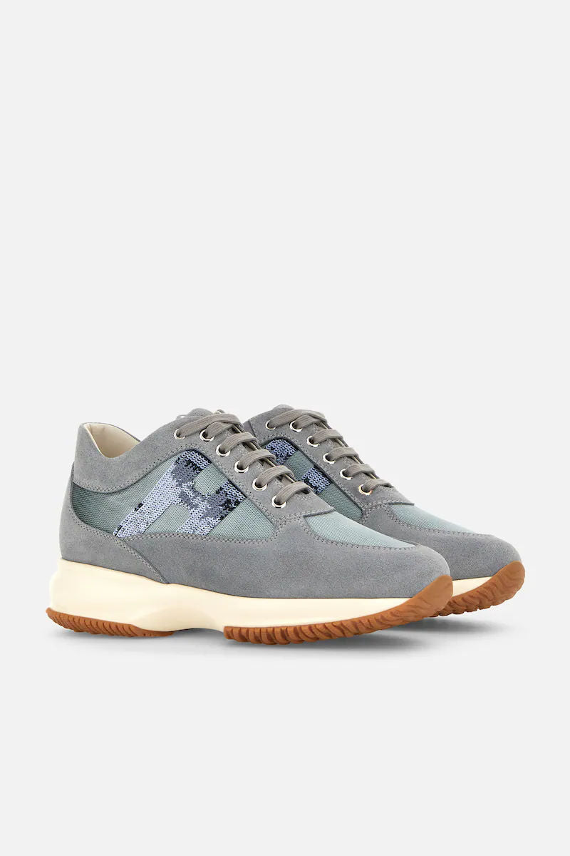 Hogan Interactive Paillettes Azzurro Donna-2