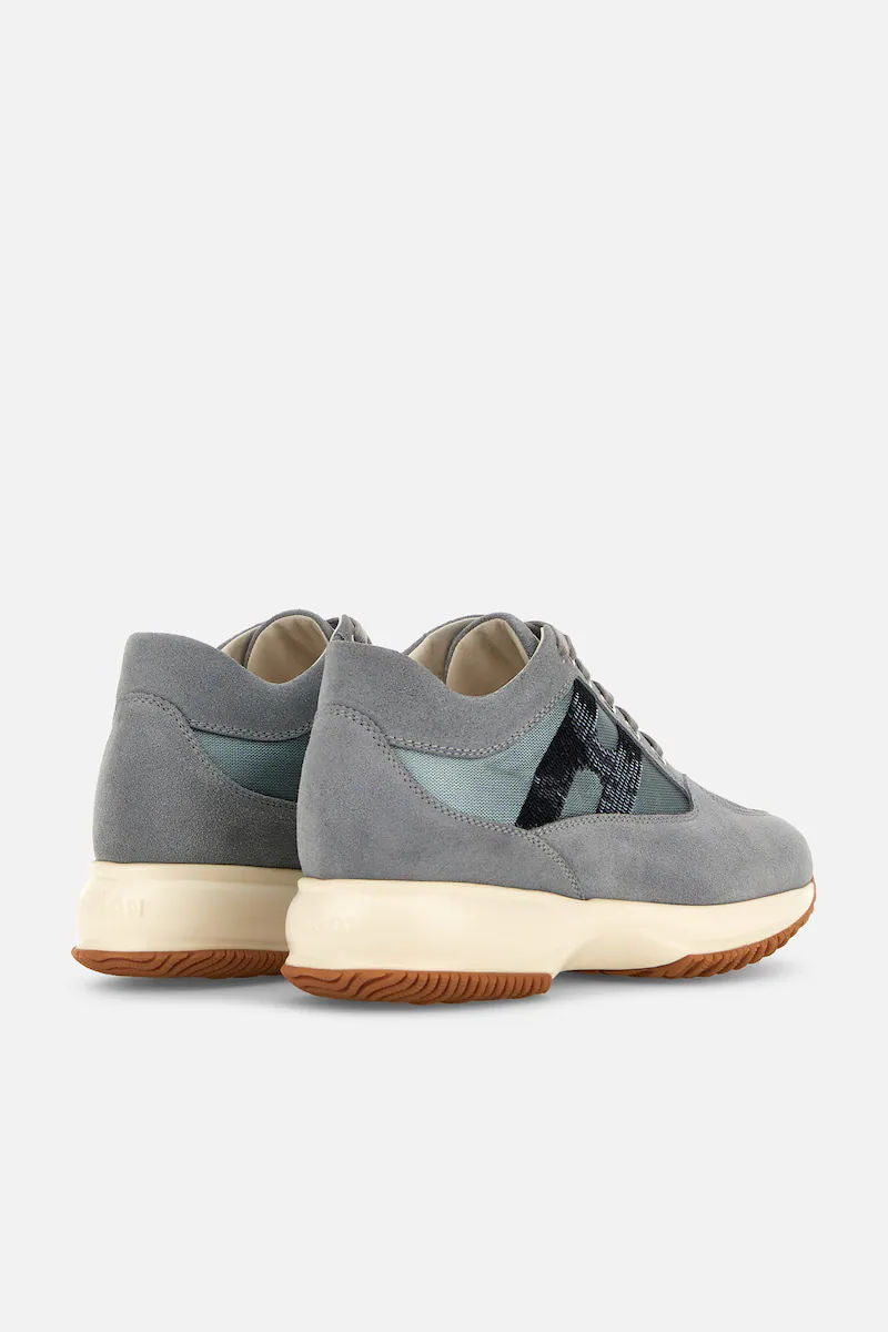 Hogan Interactive Paillettes Azzurro Donna-3