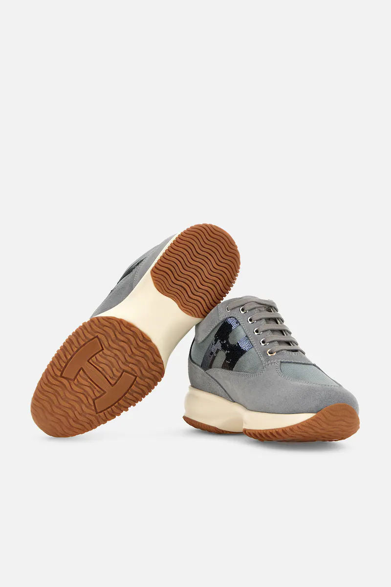 Hogan Interactive Paillettes Azzurro Donna-4