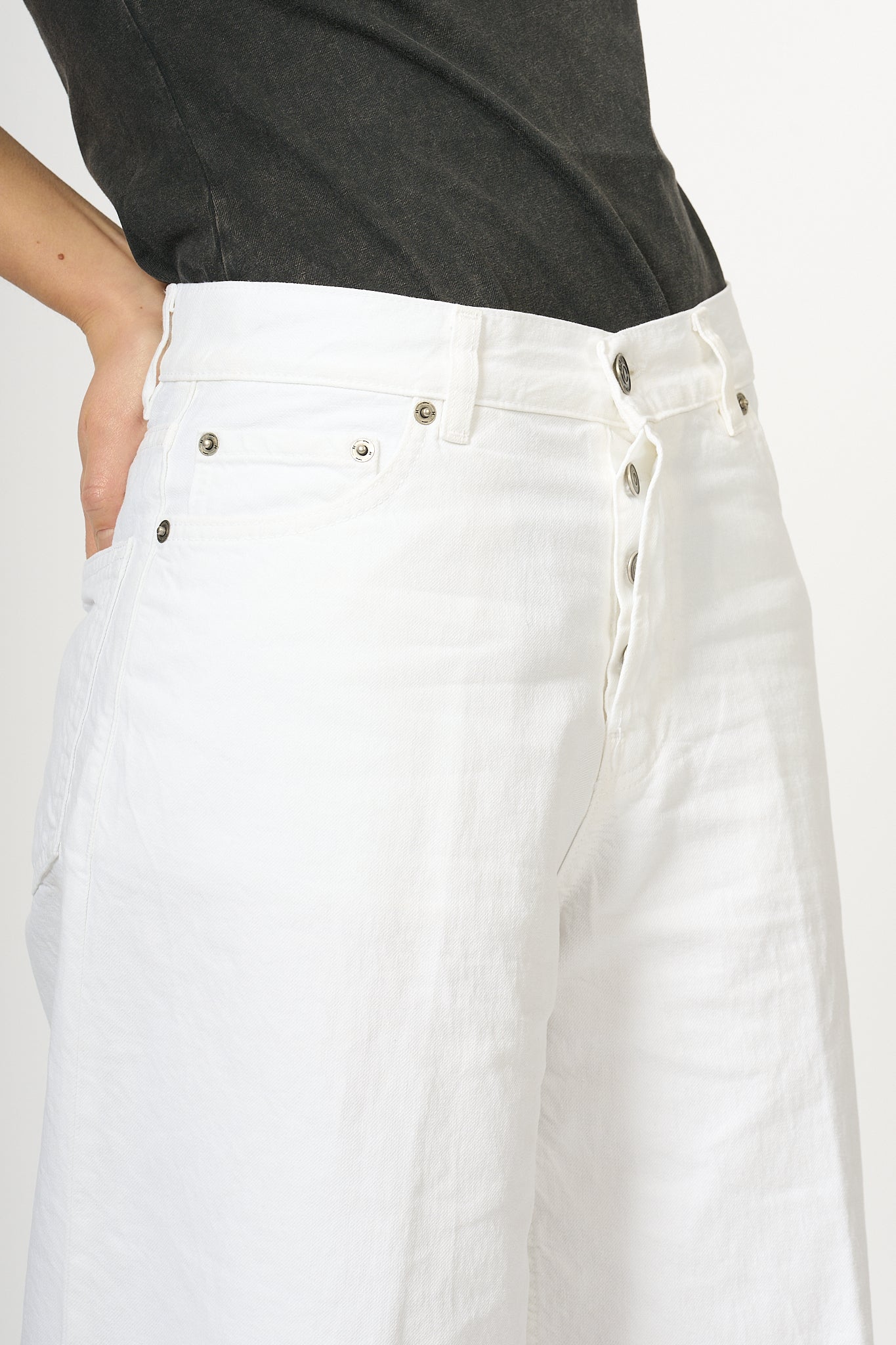 Haikure Jeans Bethany Bianco Donna-10