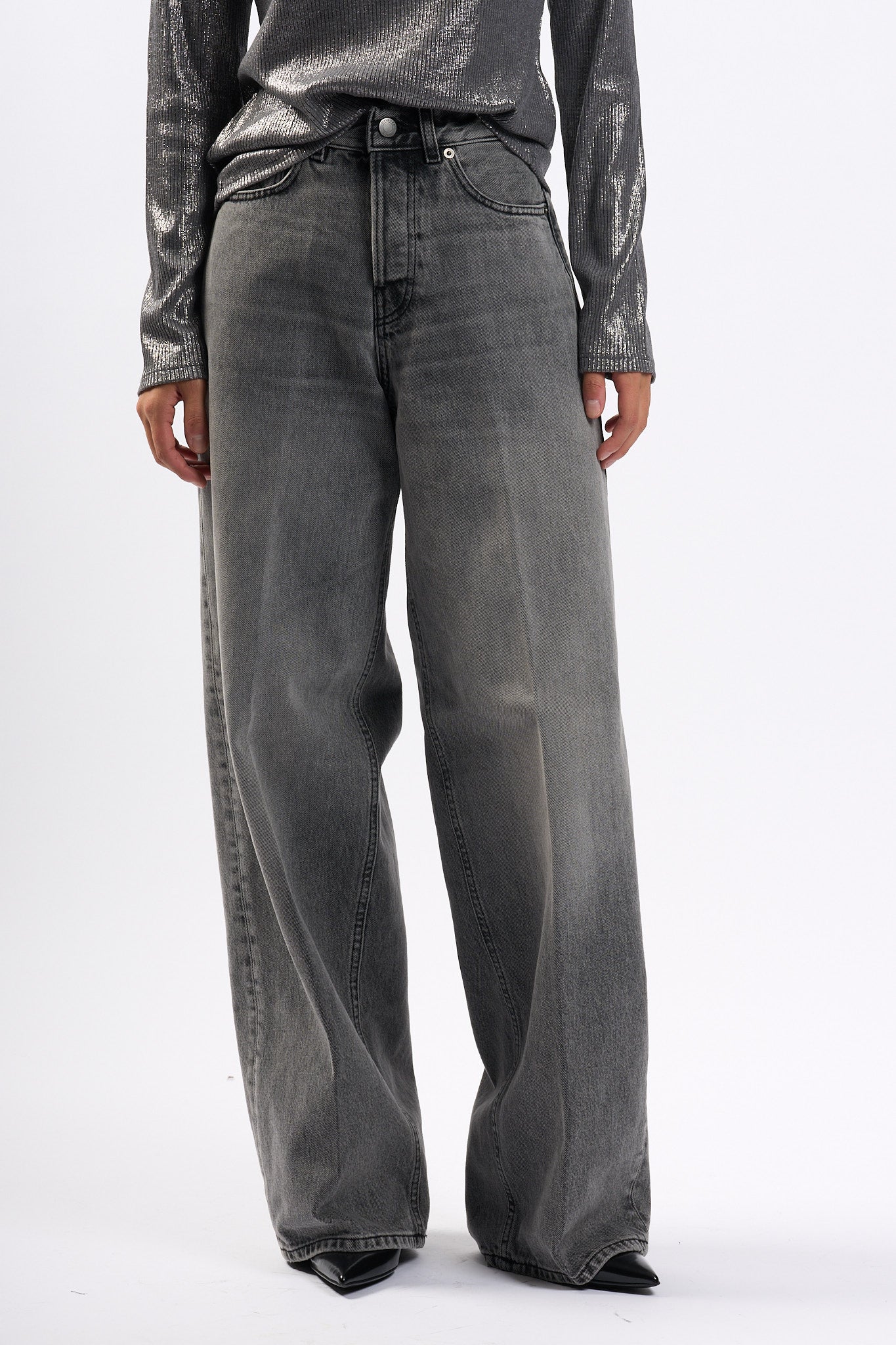 Haikure Jeans Bethany Grigio Donna-5