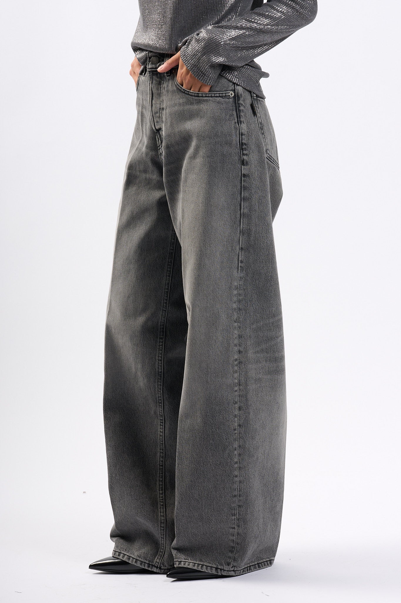 Haikure Jeans Bethany Grigio Donna-1
