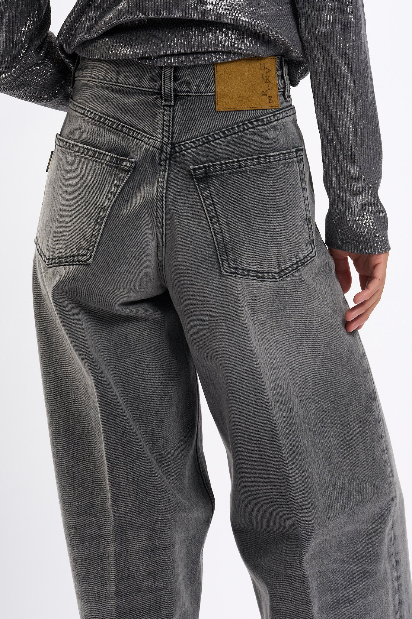 Haikure Jeans Bethany Grigio Donna-4