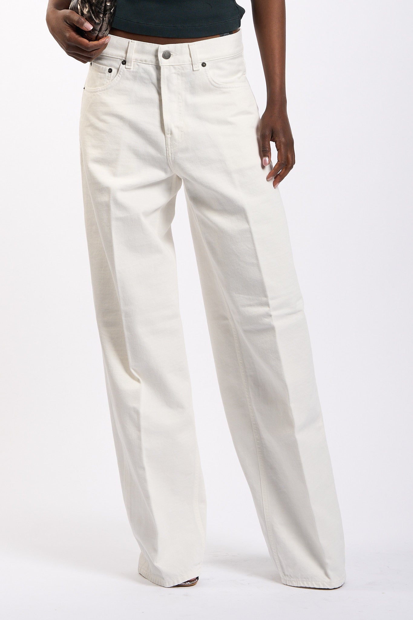 Haikure Jeans Bethany Bianco Donna-4
