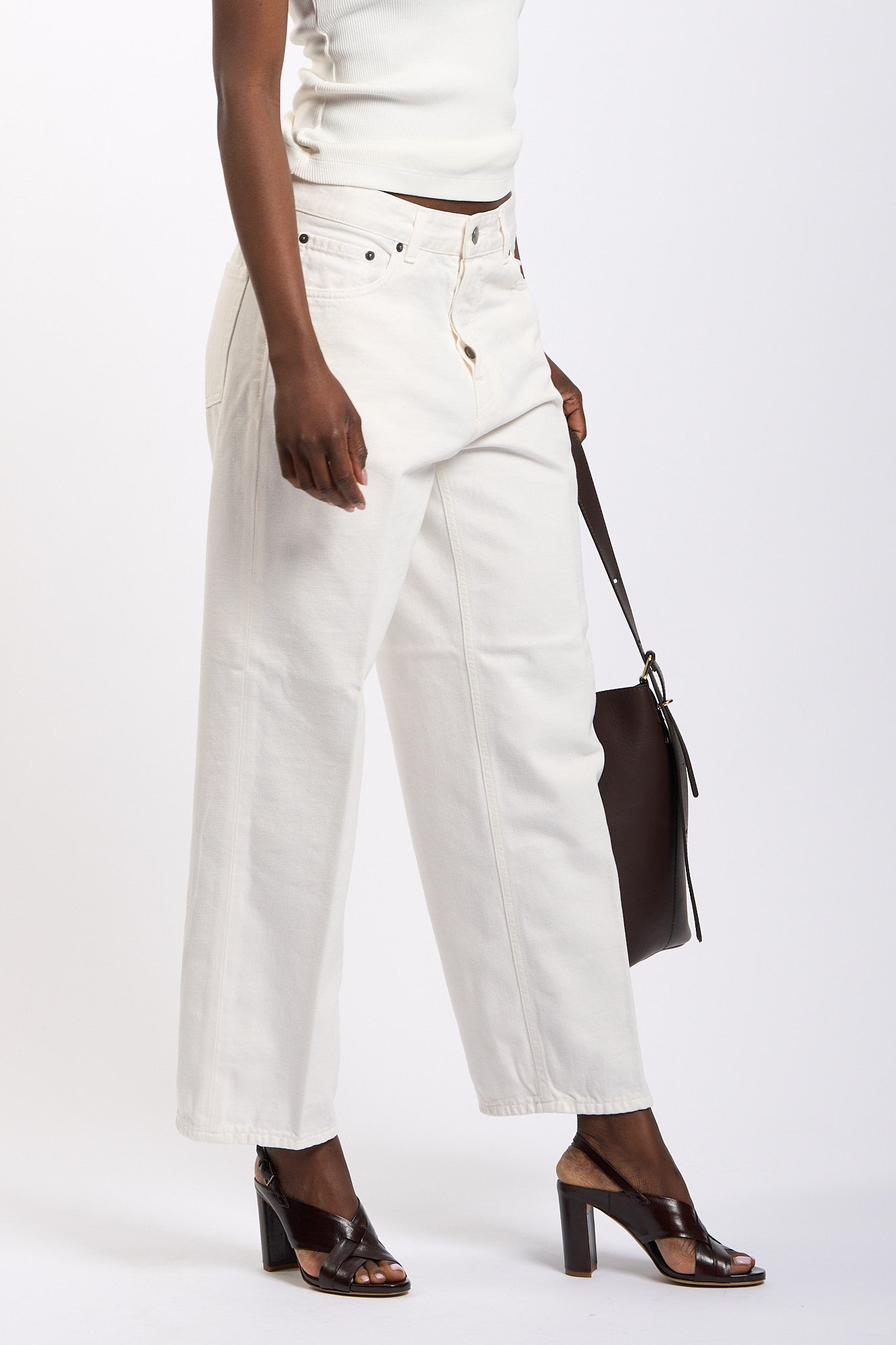 Haikure Jeans Betty Bianco Donna-5