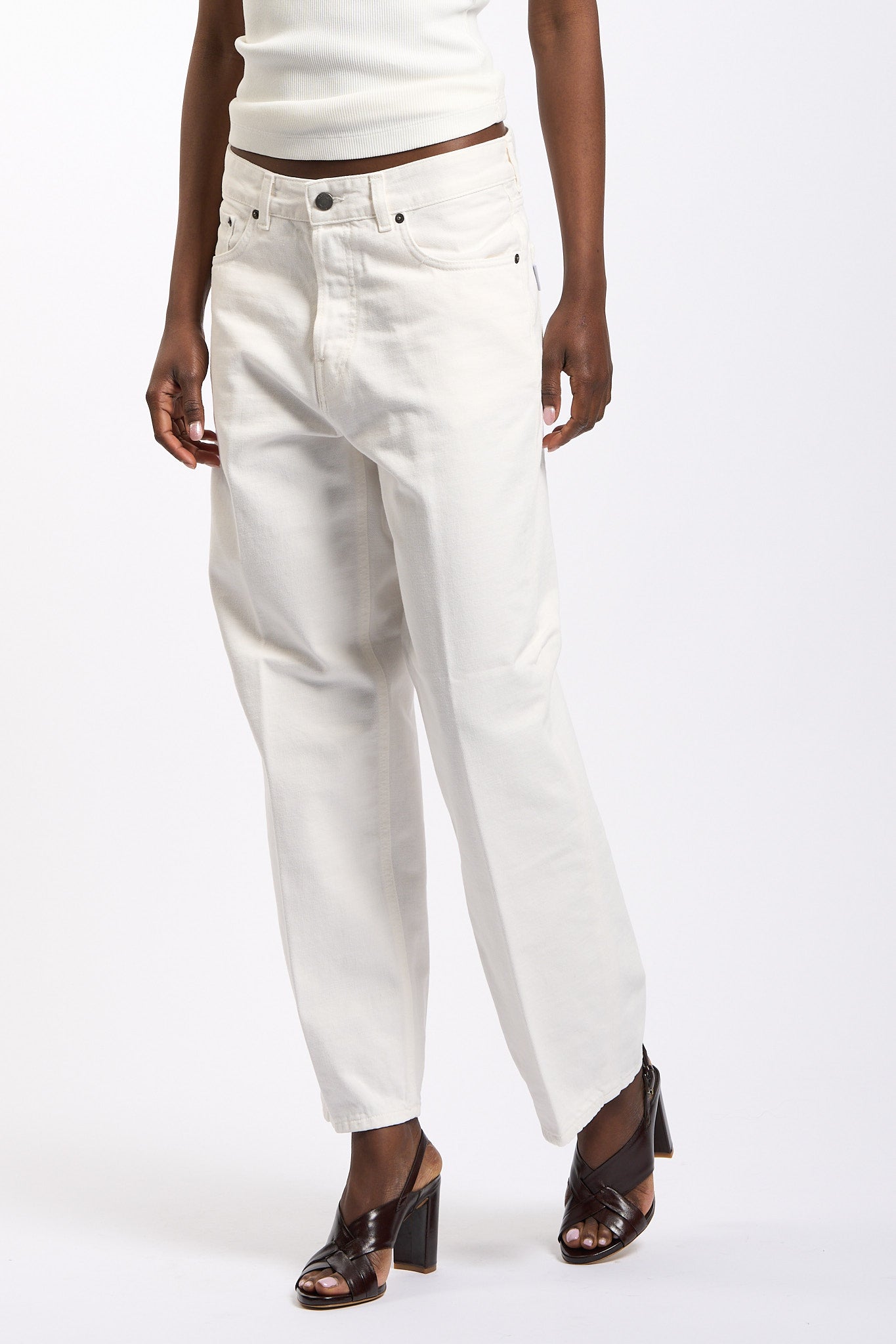 Haikure Jeans Betty Bianco Donna-3