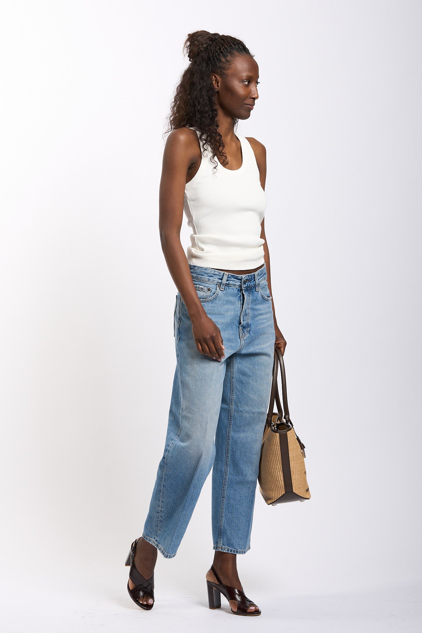 Haikure Jeans Betty Lavaggio Medio Donna-5