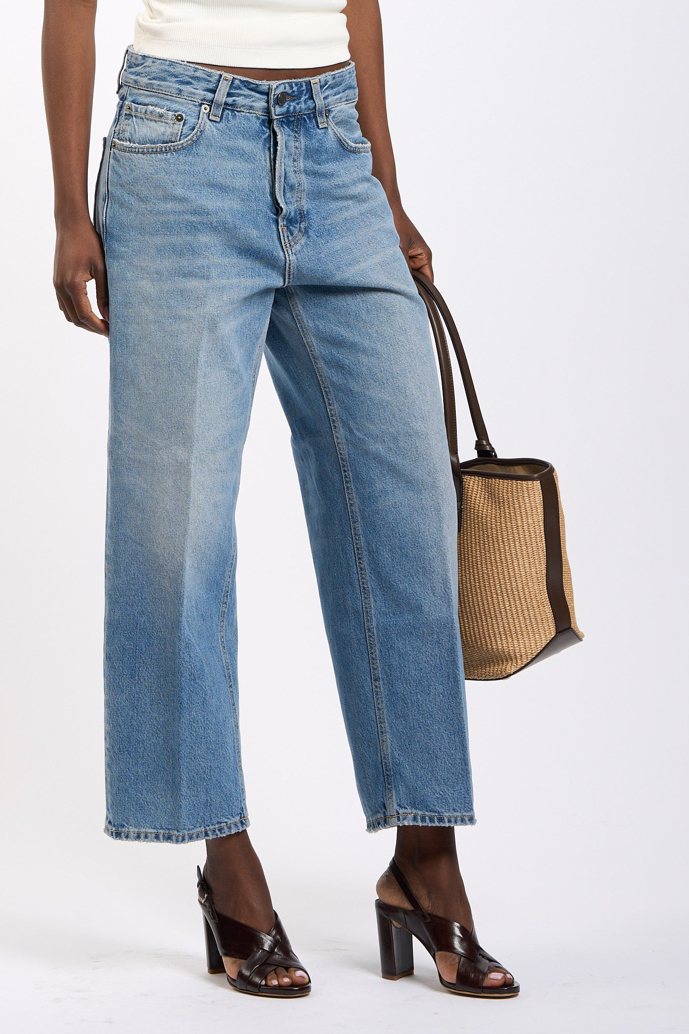 Haikure Jeans Betty Lavaggio Medio Donna-1