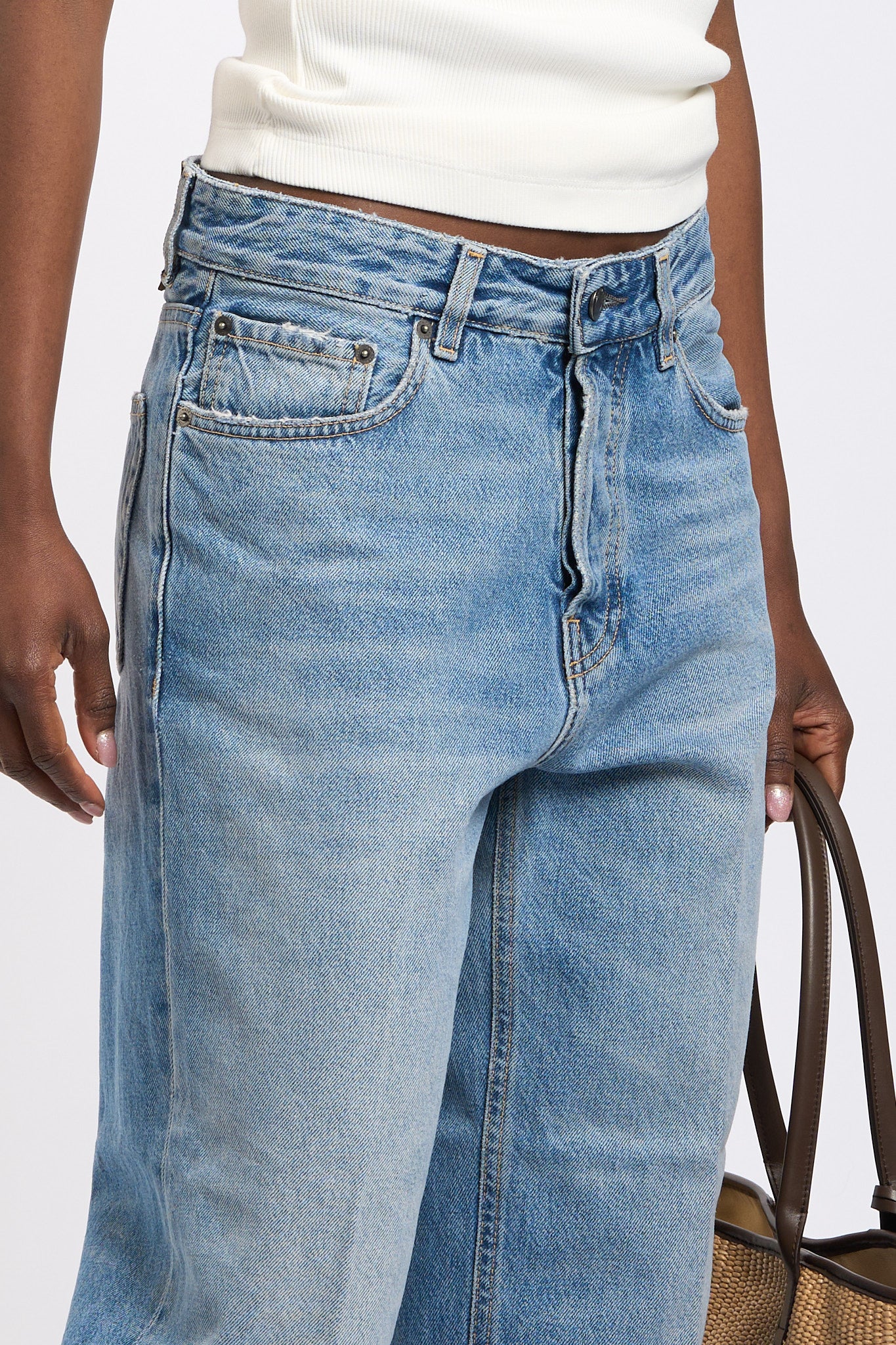 Haikure Jeans Betty Lavaggio Medio Donna-4