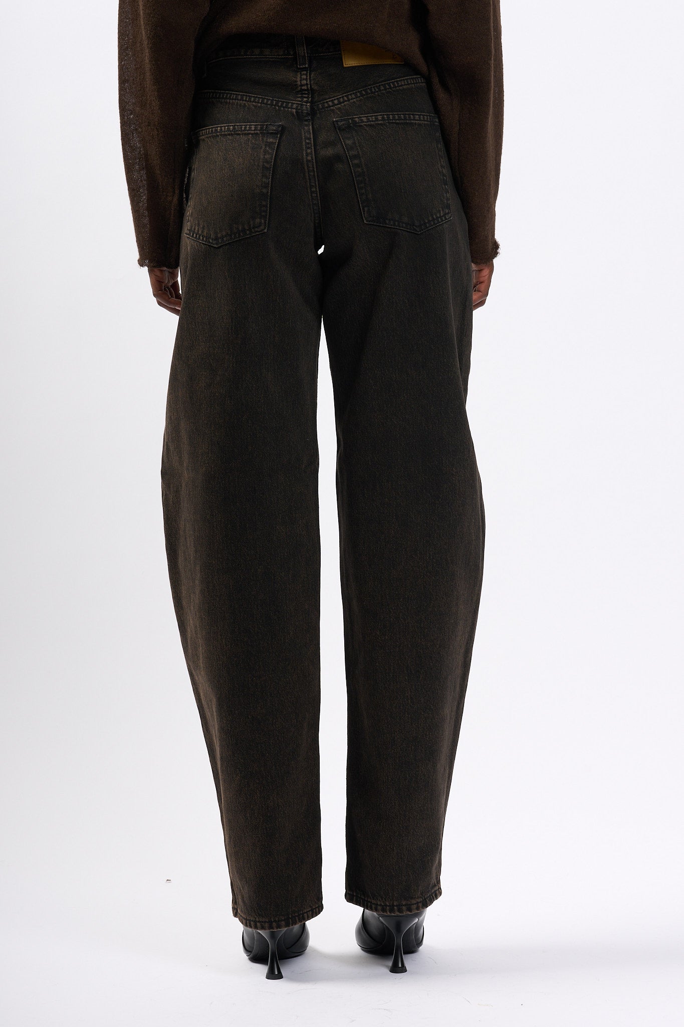 Haikure Jeans Bibi Marrone Donna-2