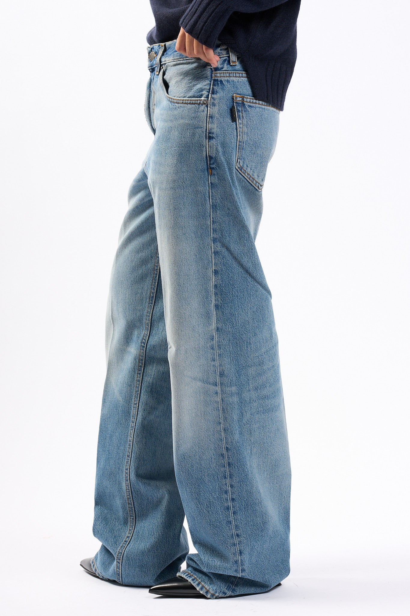 Haikure Jeans Bonnie Denim Chiaro Donna-6