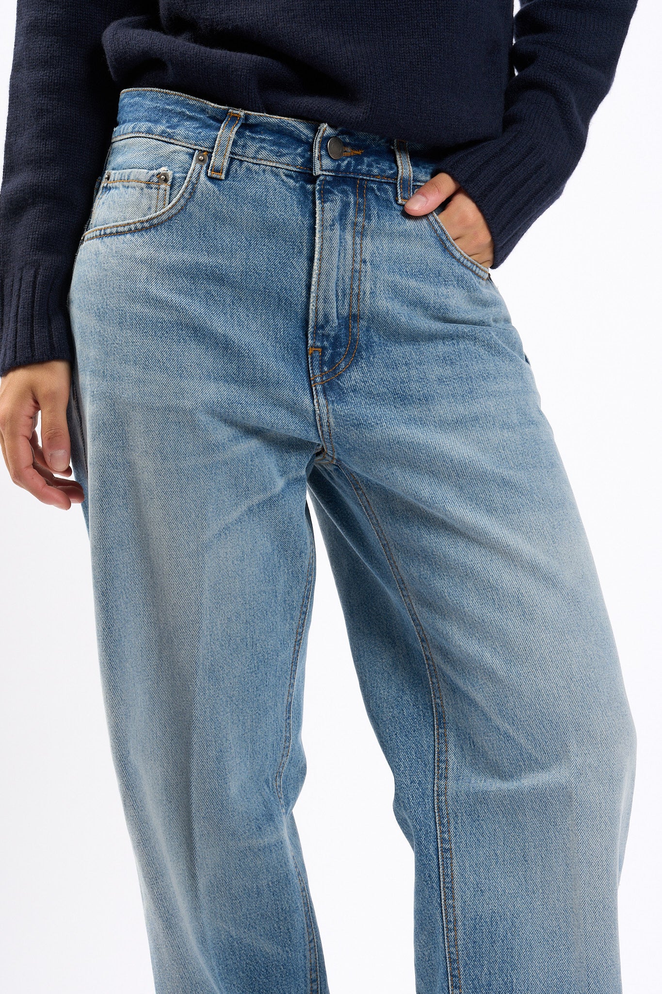 Haikure Jeans Bonnie Denim Chiaro Donna-8