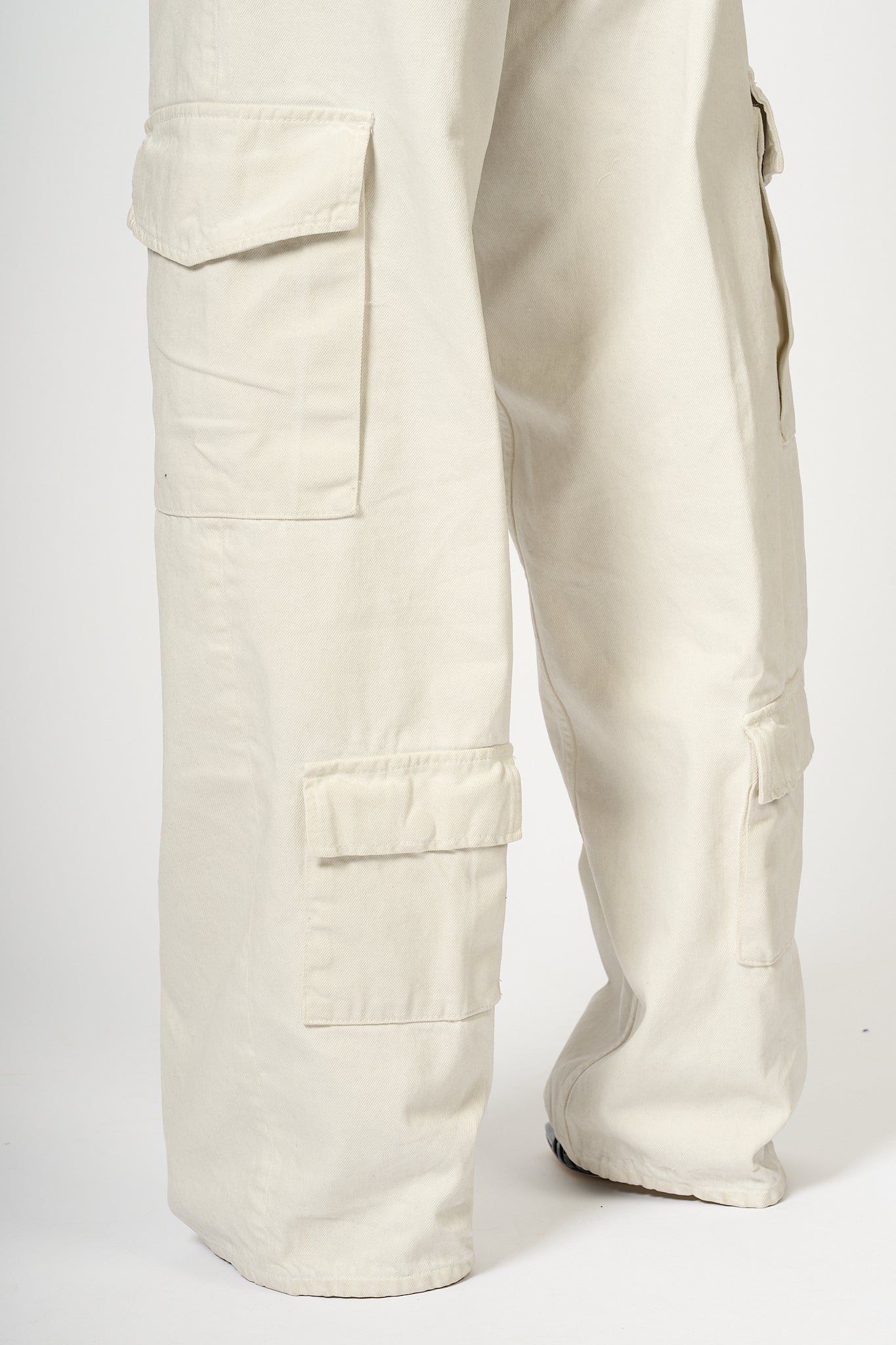 Haikure Jeans Cargo Bianco Donna-7